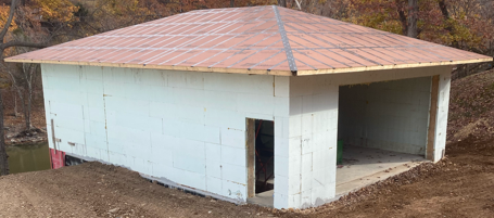 ICF detached garages & shops